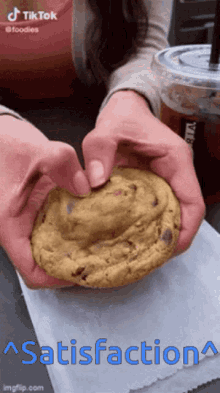 Satisfaction Cookie GIF - Satisfaction Cookie Tiktok GIFs
