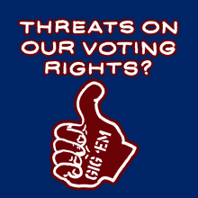 Threats On Our Voting Rights Gig Em GIF - Threats On Our Voting Rights Gig Em Aggies GIFs