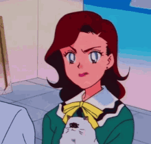 Sailor Moon Cat Punch GIF - Sailor Moon Cat Punch Shut Up GIFs