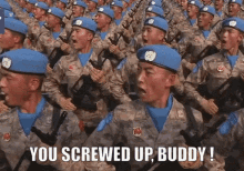 Screwed Up Soldier GIF - Screwed Up Soldier Mistake GIFs