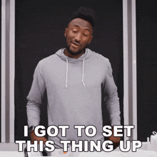 I Got To Set This Thing Up Marques Brownlee GIF - I Got To Set This Thing Up Marques Brownlee I'Ve Got To Organize This GIFs