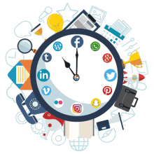 Social Media Clock Clock GIF - Social Media Clock Social Media Clock GIFs