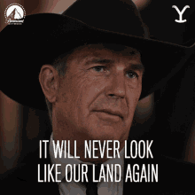 It Will Never Look Like Our Land Again John Dutton GIF