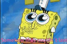 cbs great moments somehow they couldnt last spongebob sad emotional