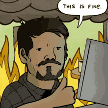 This Is Fine Fire GIF - This Is Fine Fire On Fire GIFs