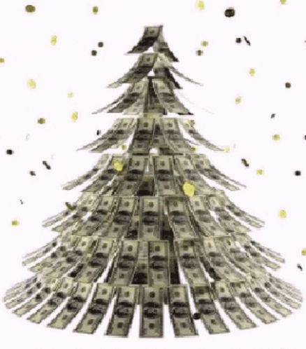 money christmas tree