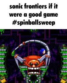sonic sonic the hedgehog sonic frontiers sonic spinball spinball sweep