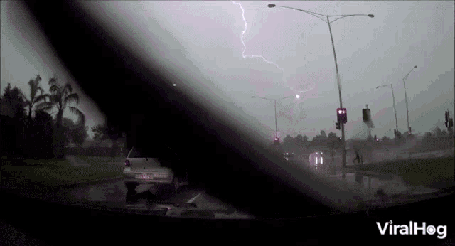 Lightning Lightning Strikes During Drive GIF - Lightning Lightning Strikes  During Drive Drive - Discover & Share GIFs
