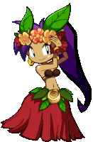 Hula Shantae Pretty Sticker