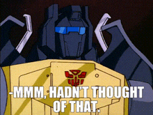 Transformers Grimlock GIF - Transformers Grimlock Mmm Hadnt Thought Of That GIFs