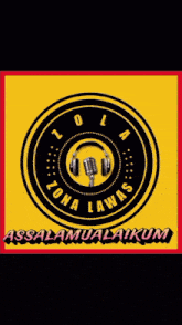 a sign that says zona lama assalaamualaikum