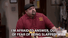 Im Afraid To Answer Out Of Fear Of Being Slapped Gabriel Iglesias GIF - Im Afraid To Answer Out Of Fear Of Being Slapped Gabriel Iglesias Gabe Iglesias GIFs