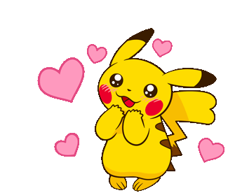 Pikachu Love Sticker - Pikachu Love Stickers