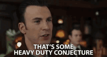 Conjecture Heavy Duty GIF - Conjecture Heavy Duty Chris Evans GIFs