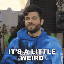 Its A Little Weird Andrew Baena GIF - Its A Little Weird Andrew Baena Kinda Strange GIFs