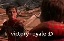 Spiderman Victory Royale GIF - Spiderman Victory Royale GIFs