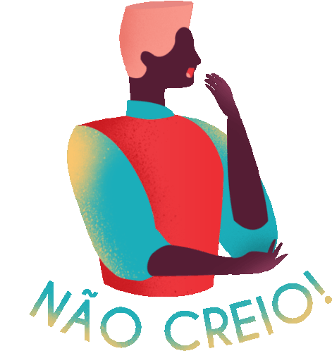 Black Man Says I Can'T Believe It In Portuguese Sticker - Proudly Me Nao Creio I Dont Believe It Stickers