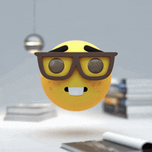 Nerd Nerd Emoji GIF - Nerd Nerd Emoji Goofy GIFs