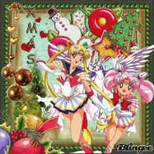 Sailor Moon Merry Christmas GIF - Sailor Moon Merry Christmas GIFs