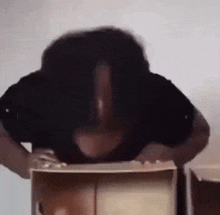 Screaming Lady Jumping Box Look In Box GIF