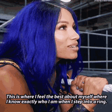 Sasha Banks This Is Where I Feel Best About Myself GIF - Sasha Banks This Is Where I Feel Best About Myself Wrestling Ring GIFs