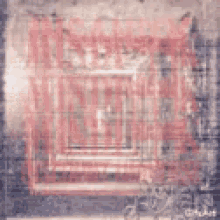 a blurry picture of a person with the word kisaki written in red