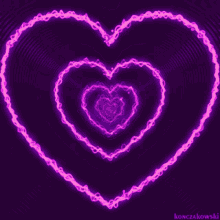 Coração Roxo Purple Heart GIF