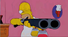 Simpsons Makeup GIF - Simpsons Makeup Shotgun GIFs