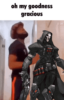 Oh My Goodness Gracious Overwatch GIF - Oh My Goodness Gracious Overwatch Reaper GIFs