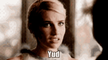 Emma Roberts Yud GIF - Emma Roberts Yud Chanel Oberlyn GIFs
