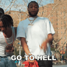 Go To Hell Leeky Bandz GIF - Go To Hell Leeky Bandz Wasted Song GIFs