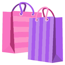 shopping bags objects joypixels gift bags goods