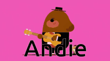 Andie Bear GIF - Andie Bear Animal Guitar GIFs