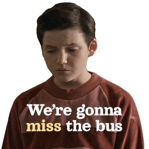 Were Gonna Miss The Bus Mark Sticker - Were Gonna Miss The Bus Mark Son Of A Critch Stickers