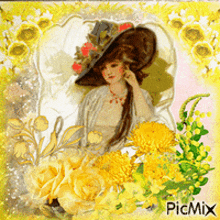 Yellow Vintage GIF - Yellow Vintage Victorian GIFs
