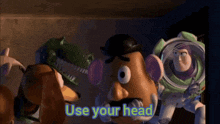 mr potato head and buzz lightyear from toy story