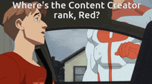 where 's the content creator rank , red ? is the question being asked