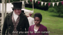 Sanditon You Are Far From Ruined GIF - Sanditon You Are Far From Ruined You Have Your Whole Life Ahead Of You GIFs