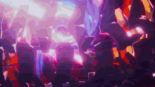 a crowd of people are dancing in a club