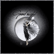 Good Night Moon GIF - Good Night Moon Glitter GIFs