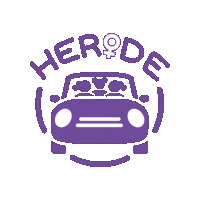 Heride Herride Sticker - Heride Herride Her Ride Stickers