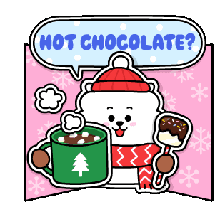 Bt21 Hot Chocolate Sticker - Bt21 Hot Chocolate Hot Cocoa Stickers