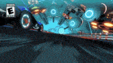 a video game called rocket league is rated e for everyone