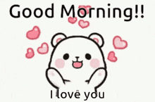 Good Morning I Love You GIF - Good Morning I Love You Bear GIFs