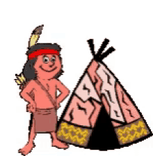 Red Indian Native GIF - Red Indian Native Orang Asli GIFs