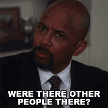 Were There Other People There Julius Cain GIF - Were There Other People There Julius Cain The Good Fight GIFs