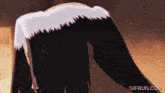 a close up of a person 's head with gifrun.com written below it