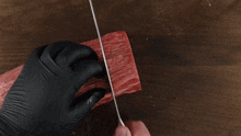 Slicing The Meat Guga Foods GIF - Slicing The Meat Guga Foods Chopping The Meat GIFs