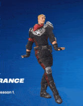 a man with a rabbit on his back is in a video game