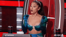 oh no the voice disappointed upset ariana grande